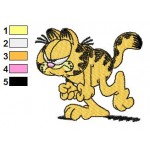 Garfield 34 Embroidery Design